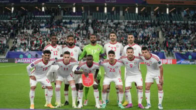 مباراة منتخب الإمارات أمام منتخب طاجيكستان في دور ال 16 من كأس آسيا