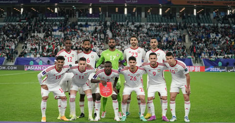 مباراة منتخب الإمارات أمام منتخب طاجيكستان في دور ال 16 من كأس آسيا