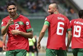 مباراة منتخب المغرب أمام منتخب زامبيا في كأس أمم أفريقيا